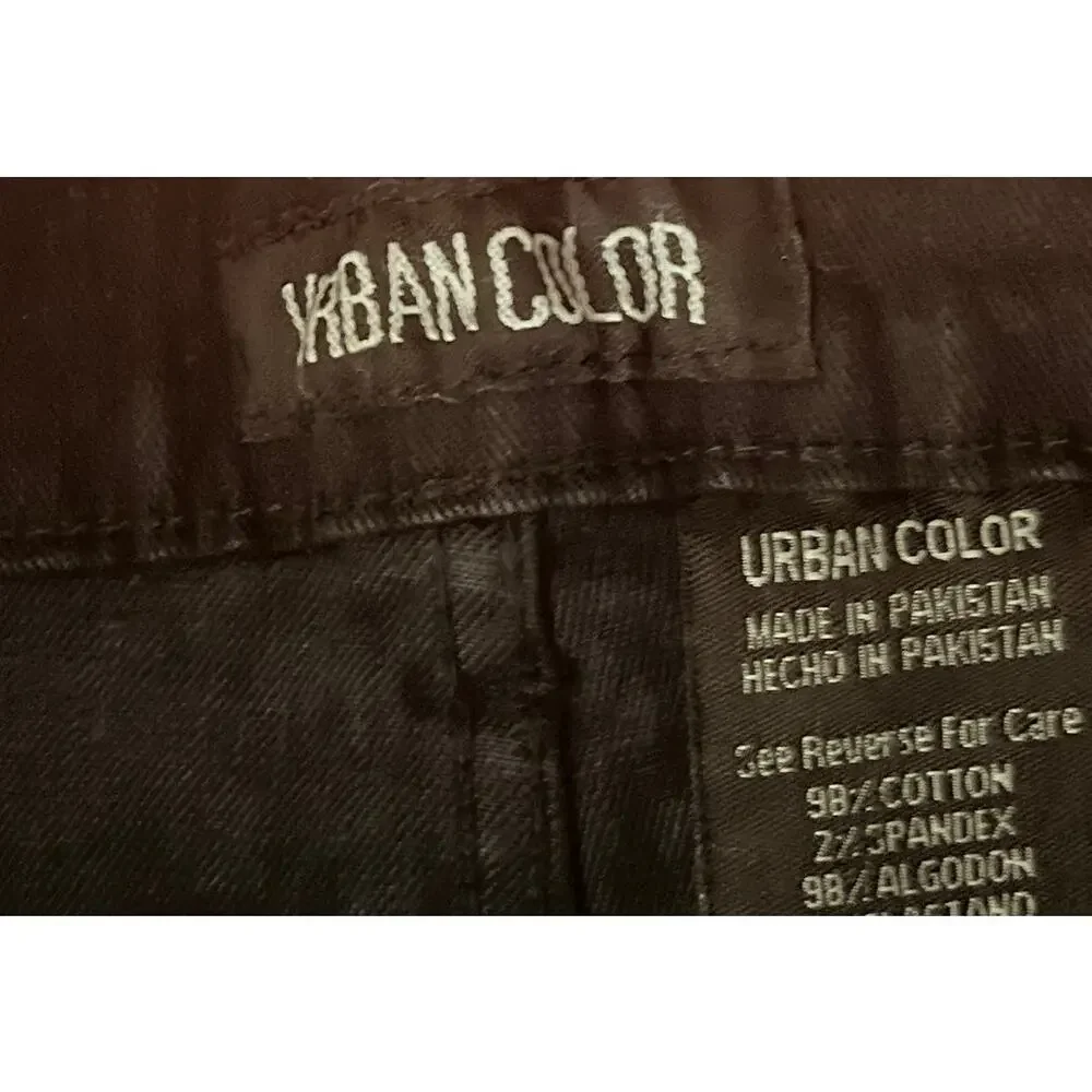 Urban Color Straight Fit Black Jeans - Size 30 x 30 - NEW
